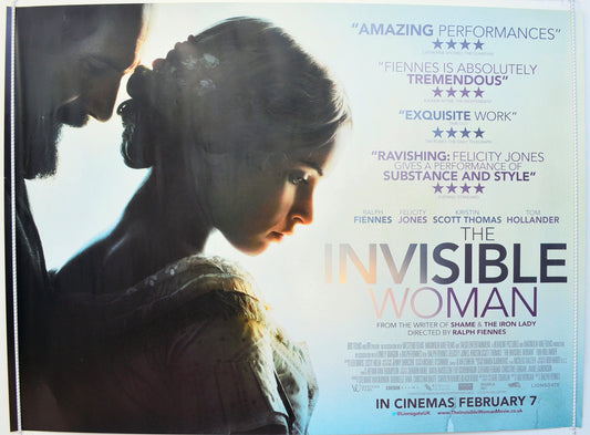 The Invisible Woman  Original British Quad Poster - Film Poster - Movie Poster 