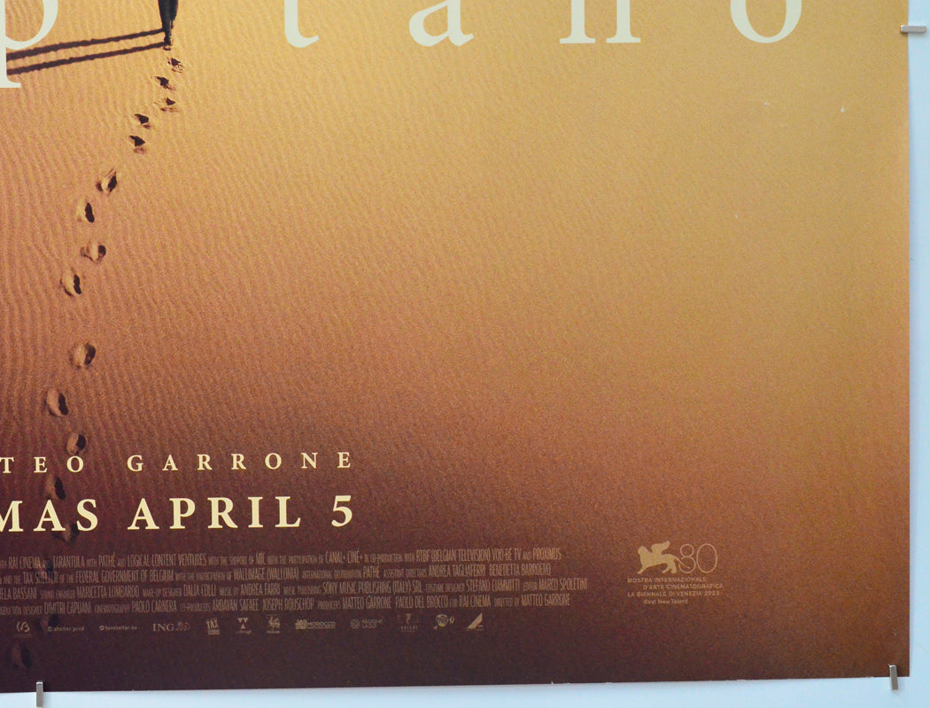 Io Capitano (Bottom Right) Cinema Quad Movie Poster 