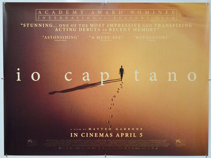 Io Capitano - Original Quad Poster - Film Poster - Movie Poster
