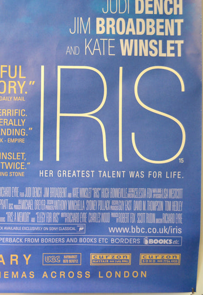 IRIS (Bottom Right) Cinema 4 Sheet Movie Poster 