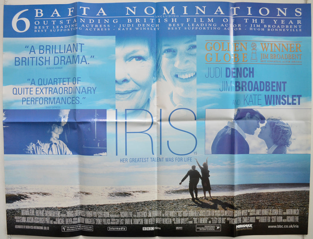 Iris  Original British Quad Poster - Film Poster - Movie Poster 