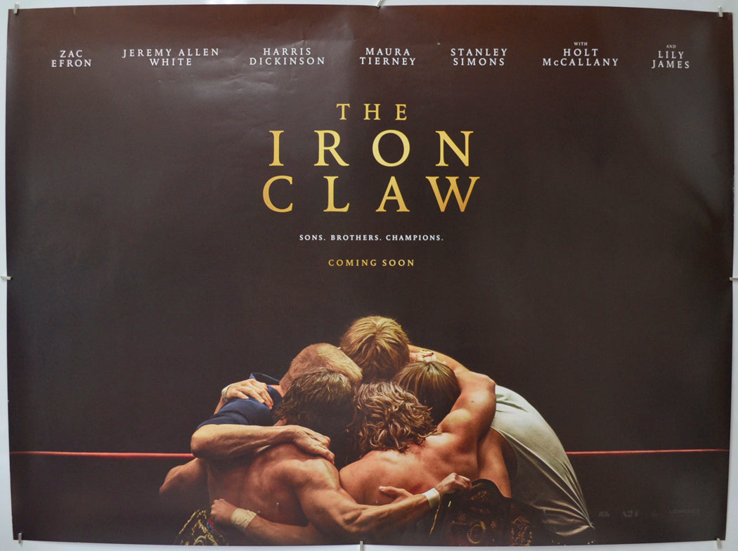 The Iron Claw (Teaser / Advance Version) Original Quad Poster - Film Poster - Movie Poster 