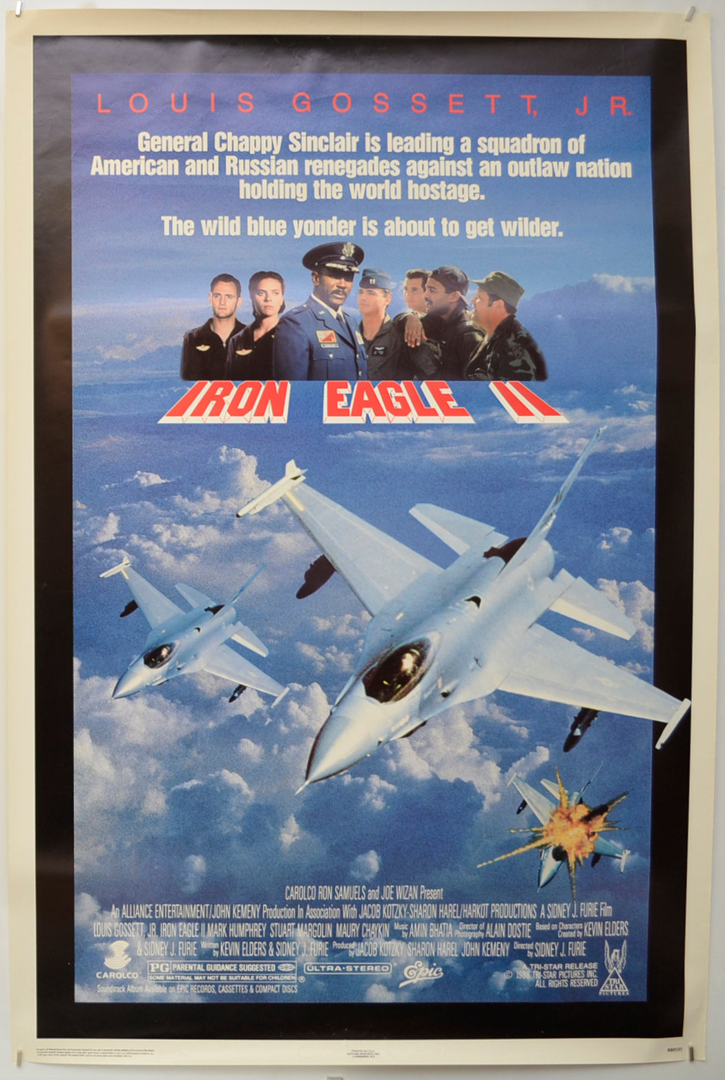 Iron Eagle II Original One Sheet Poster - Film Poster - Movie Poster