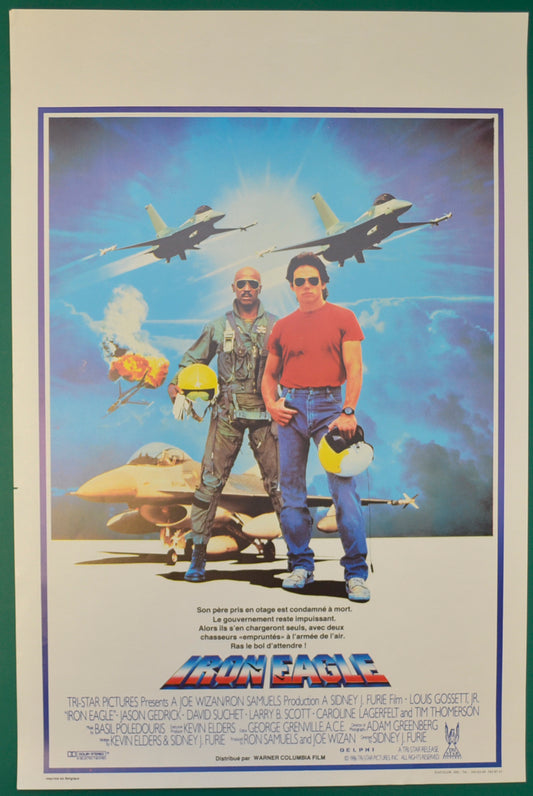 Iron Eagle Original Belgian Poster - Film Poster - Movie Poster  