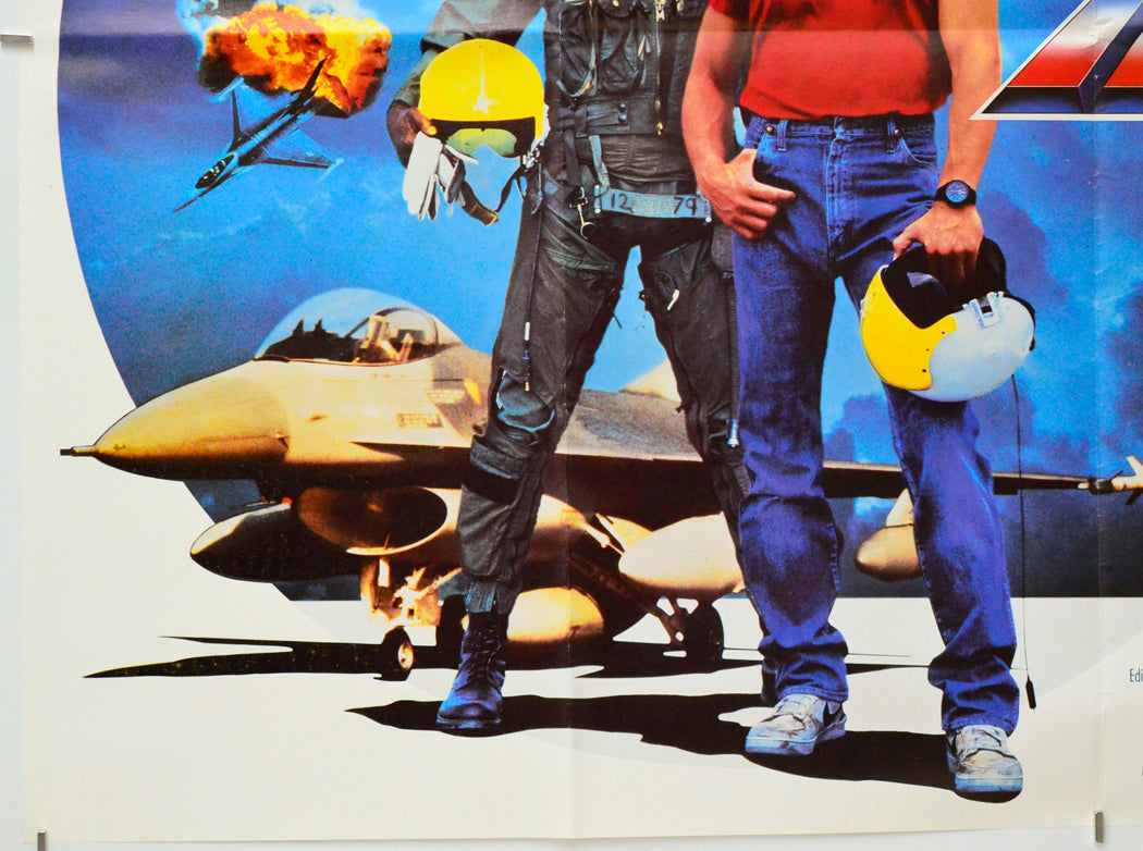 Iron Eagle (Bottom Left) Cinema Quad Movie Poster 