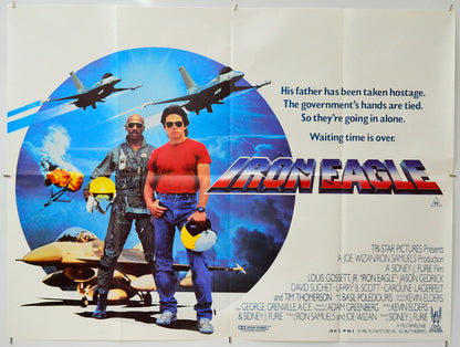 Iron Eagle - Original Quad Poster - Film Poster - Movie Poster