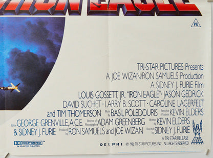 Iron Eagle (Bottom Right) Cinema Quad Movie Poster 