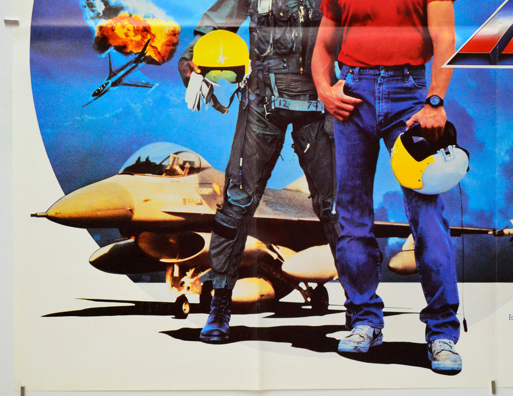Iron Eagle (Bottom Left) Cinema Quad Movie Poster 