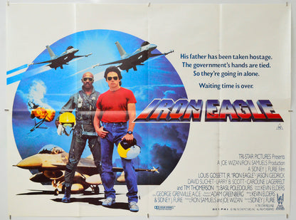 Iron Eagle - Original Quad Poster - Film Poster - Movie Poster
