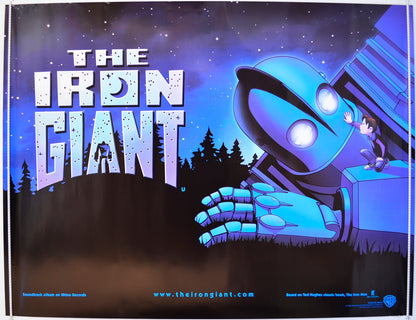 The Iron Giant  Original British Quad Poster - Film Poster - Movie Poster 