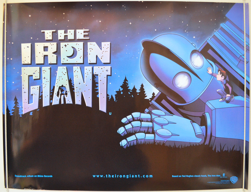 The Iron Giant  (Teaser / Advance Version)  Original Quad Poster - Film Poster - Movie Poster 