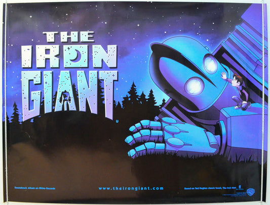 The Iron Giant  (Teaser / Advance Version)   Original British Quad Poster - Film Poster - Movie Poster 