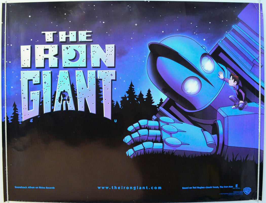 The Iron Giant  (Teaser / Advance Version)   Original British Quad Poster - Film Poster - Movie Poster 