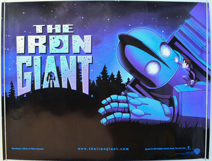 The Iron Giant  (Teaser / Advance Version)   Original British Quad Poster - Film Poster - Movie Poster 