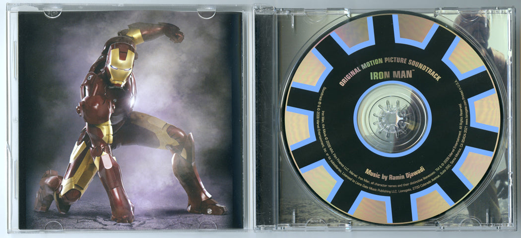 IRON MAN Original CD Soundtrack (Inside) 