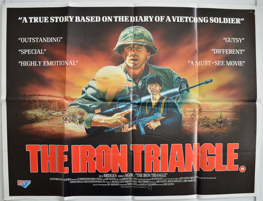 The Iron Triangle  Original British Quad Poster - Film Poster - Movie Poster 