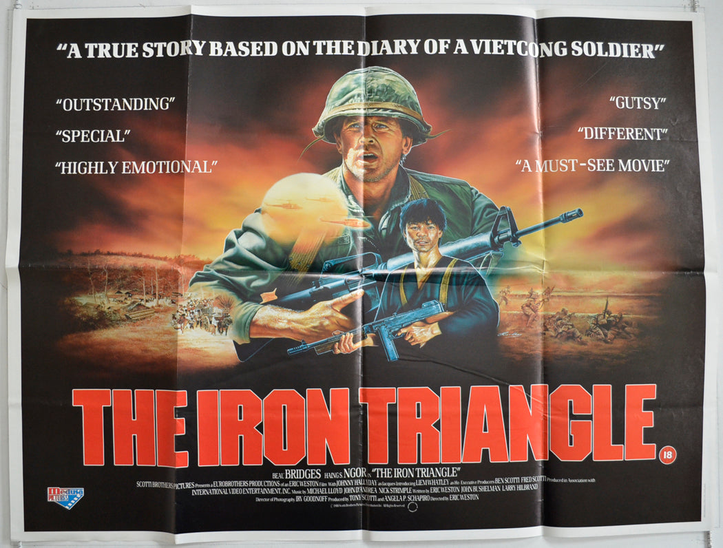 The Iron Triangle  Original British Quad Poster - Film Poster - Movie Poster 