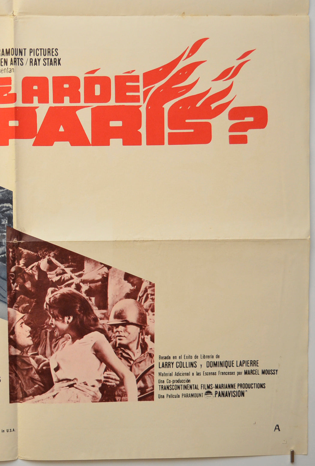 IS PARIS BURNING (Bottom Right) Cinema One Sheet Movie Poster 