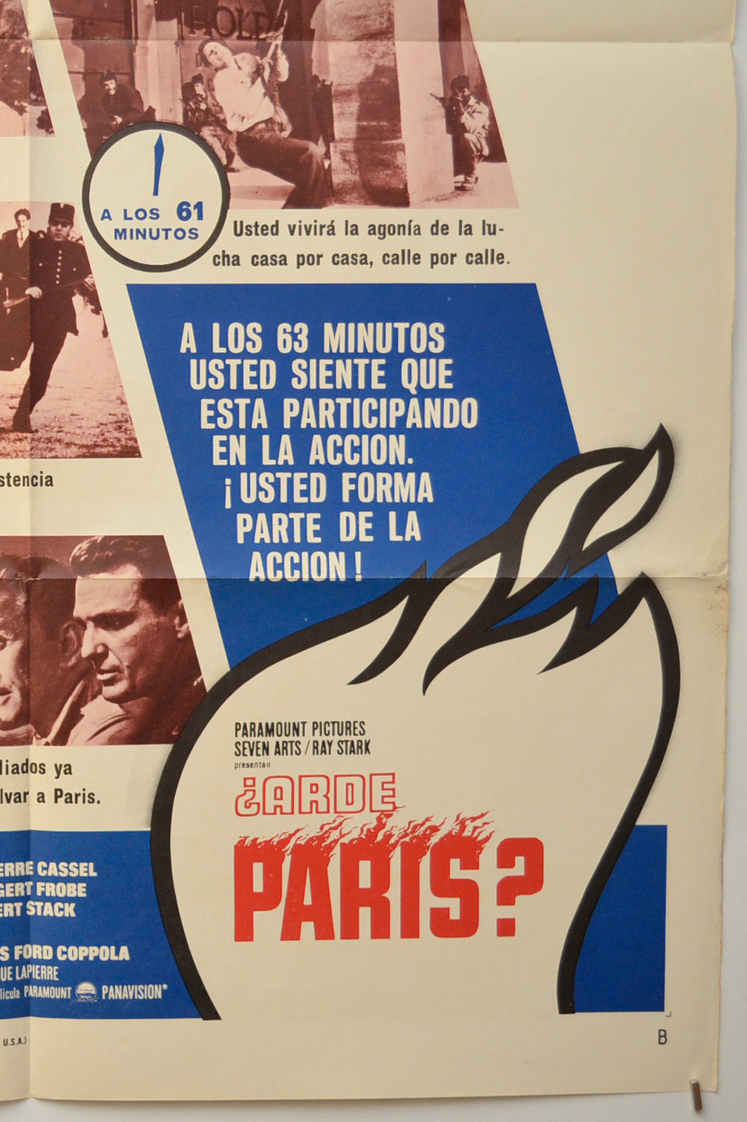 IS PARIS BURNING (Bottom Right) Cinema One Sheet Movie Poster 