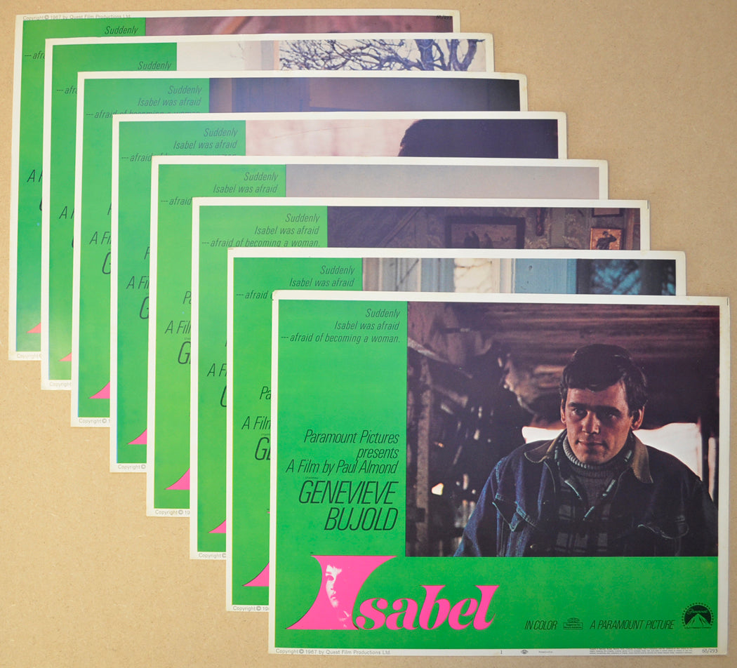 Isabel Set Of 8 Original Cinema Lobby Cards 