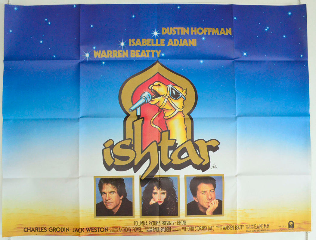 Ishtar Original British Quad Poster - Film Poster - Movie Poster 