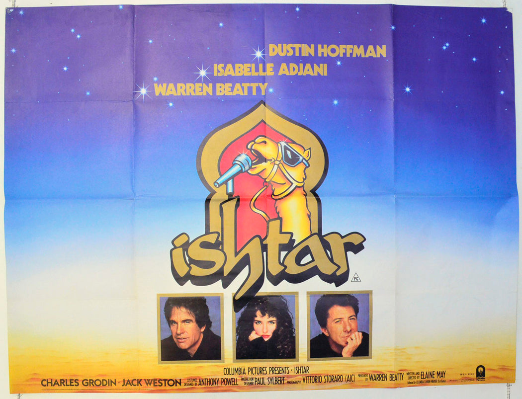 Ishtar Original British Quad Poster - Film Poster - Movie Poster 