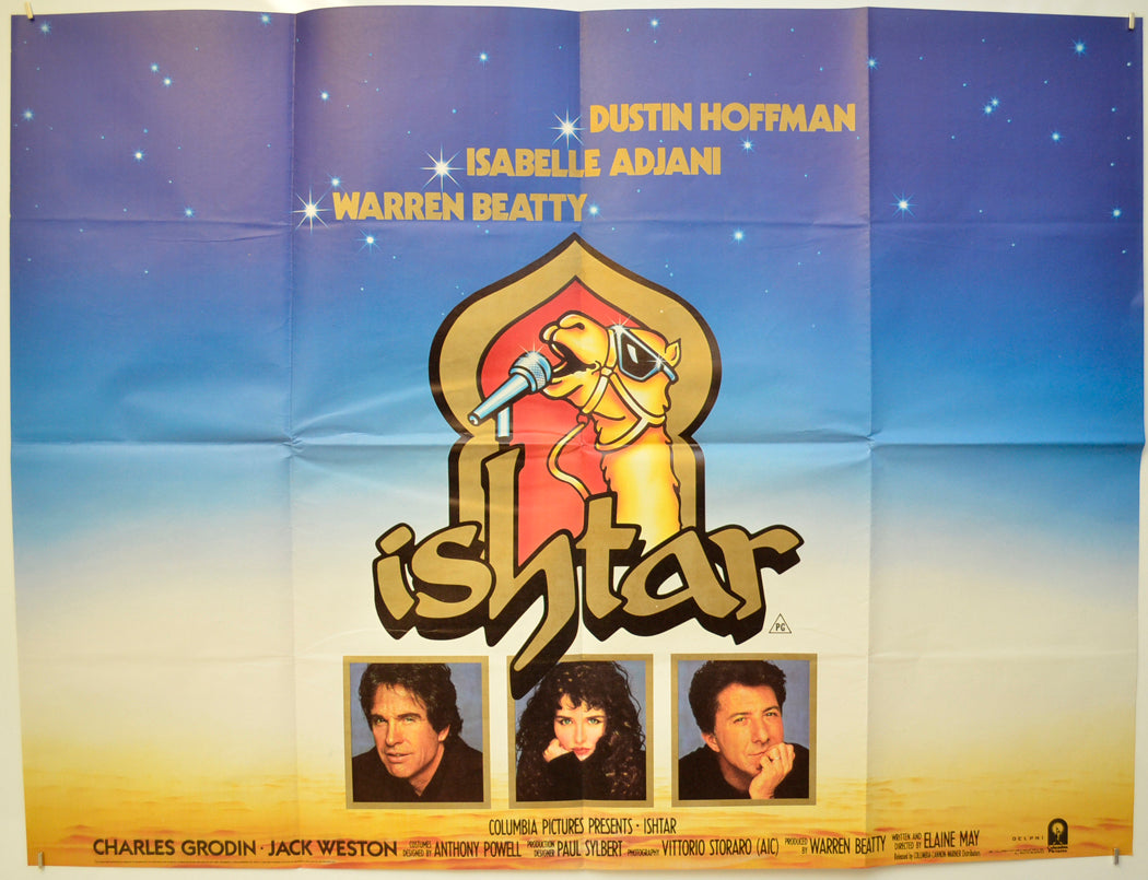 Ishtar  Original Quad Poster - Film Poster - Movie Poster