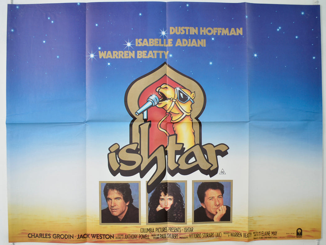 Ishtar   Original Quad Poster - Film Poster - Movie Poster 