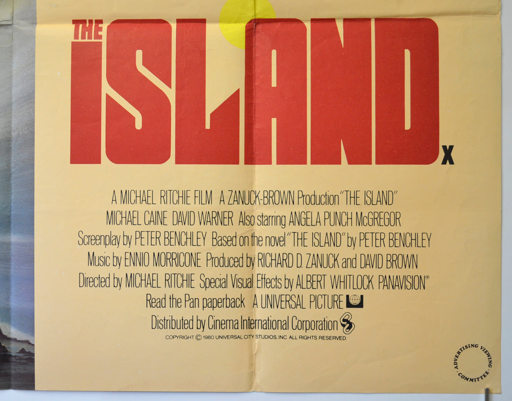 THE ISLAND (Bottom Right) Cinema Quad Movie Poster 