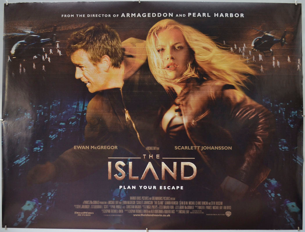 The Island Original Quad Poster - Film Poster - Movie Poster