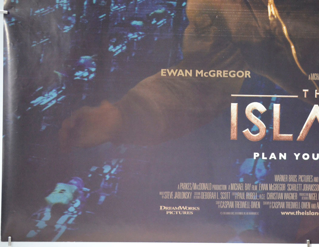 THE ISLAND (Bottom Left) Cinema Quad Movie Poster 