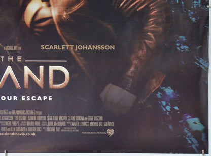 THE ISLAND (Bottom Right) Cinema Quad Movie Poster 