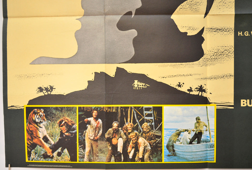 THE ISLAND OF DR. MOREAU (Bottom Left) Cinema Quad Movie Poster 