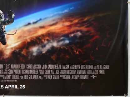 I.S.S. International Space Station (Bottom Right) Cinema Quad Movie Poster 