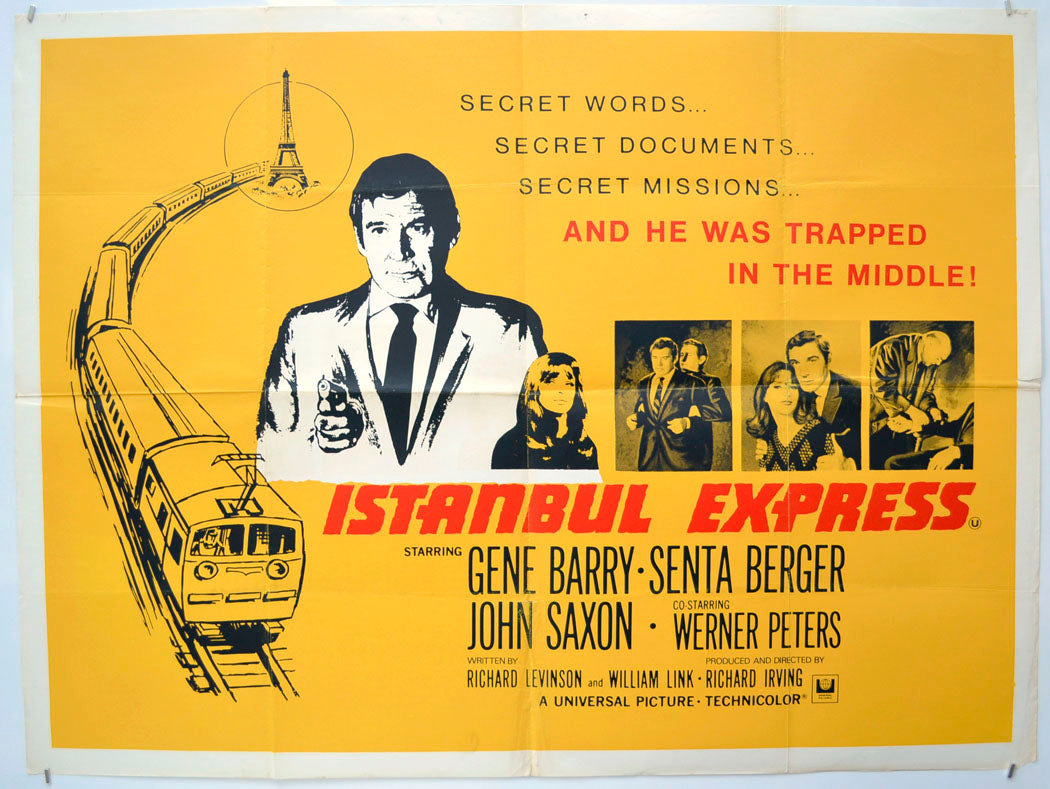 Istanbul Express  Original Quad Poster - Film Poster - Movie Poster