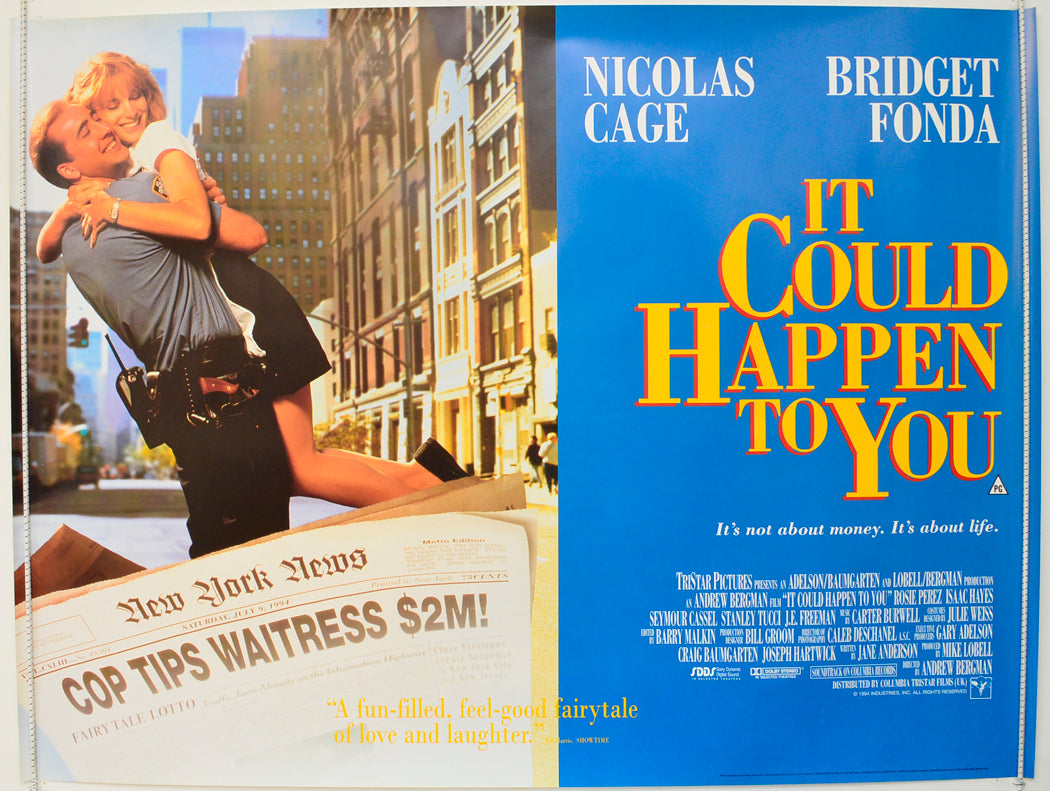 It Could Happen To You  Original British Quad Poster - Film Poster - Movie Poster 