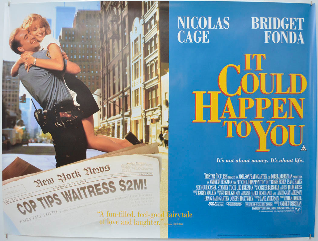 It Could Happen To You Original Quad Poster - Film Poster - Movie Poster