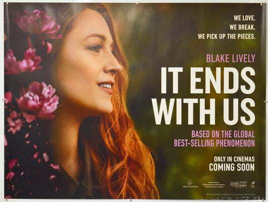 It Ends with Us - Original Quad Poster - Film Poster - Movie Poster