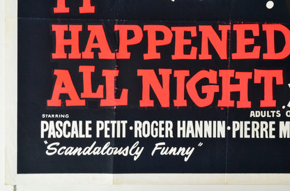 IT HAPPENED ALL NIGHT (Bottom Left) Cinema Quad Movie Poster 