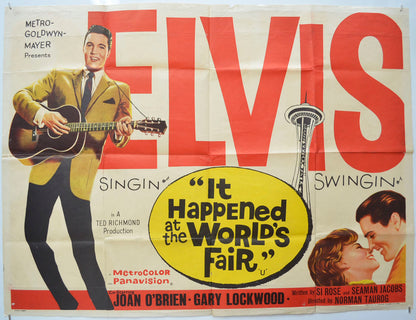 It Happened At The World's Fair Original Quad Poster - Film Poster - Movie Poster