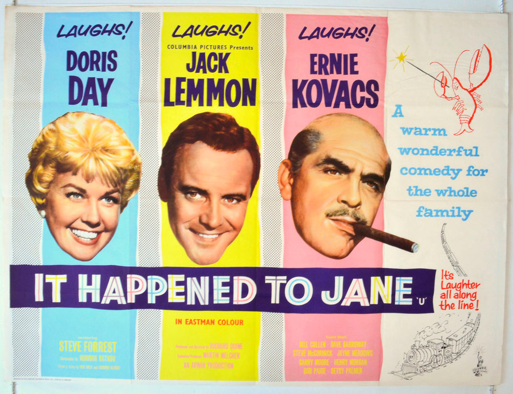 It Happened To Jane Original British Quad Poster - Movie Poster