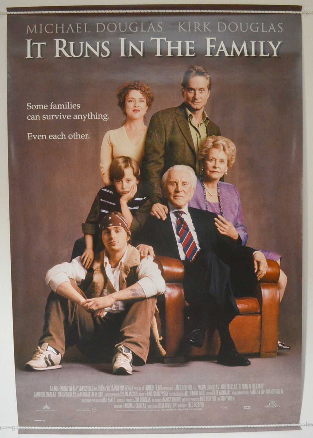 It Runs In The Family  Original One Sheet Poster - Film Poster - Movie Poster