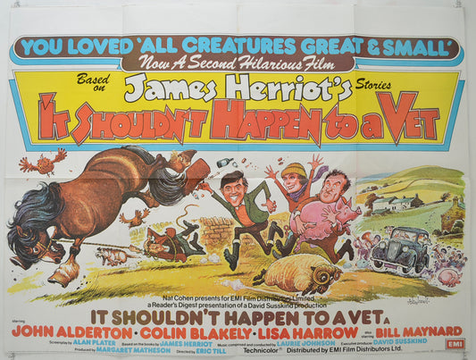 It Shouldn't Happen To A Vet   Original Quad Poster - Film Poster - Movie Poster 