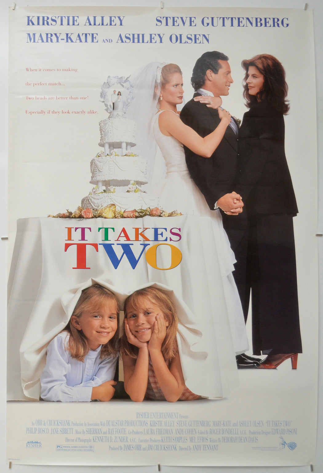 It Takes Two Original One Sheet Poster - Film Poster - Movie Poster