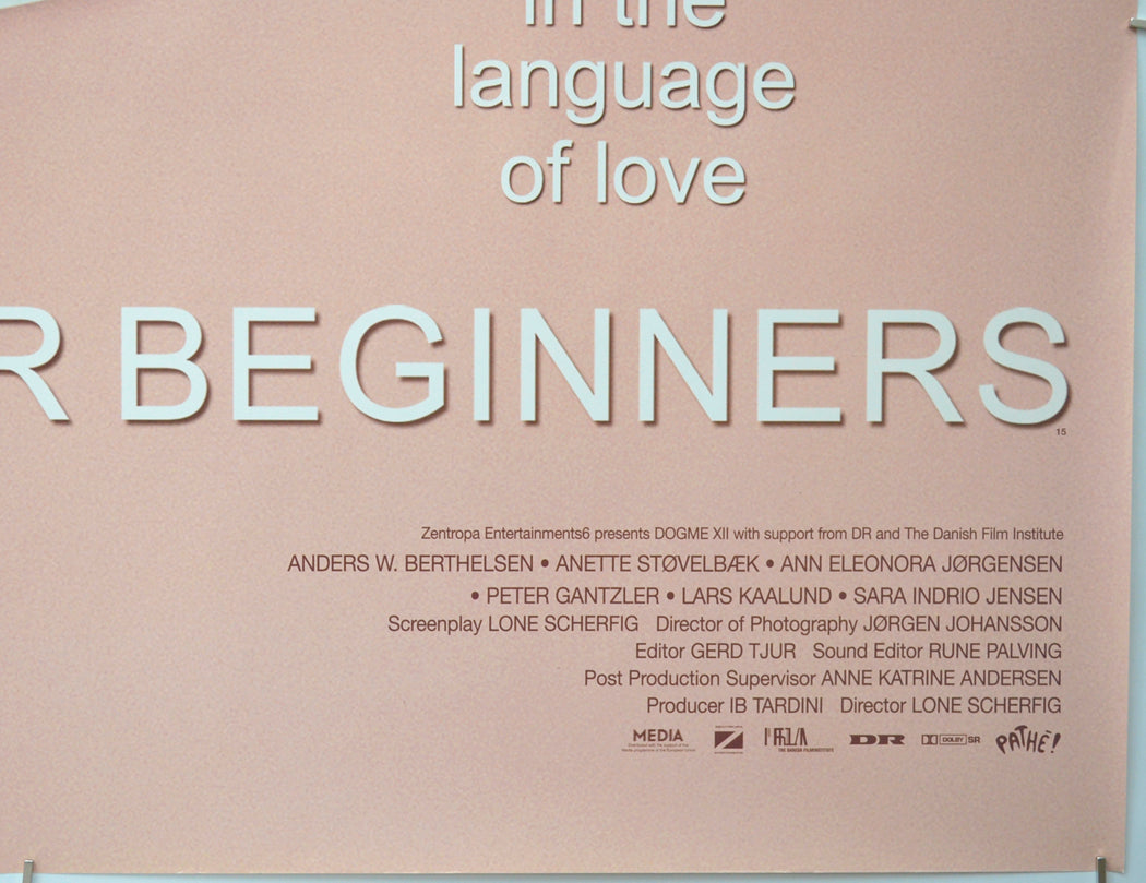 ITALIAN FOR BEGINNERS (Bottom Right) Cinema Quad Movie Poster 