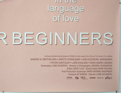 ITALIAN FOR BEGINNERS (Bottom Right) Cinema Quad Movie Poster 