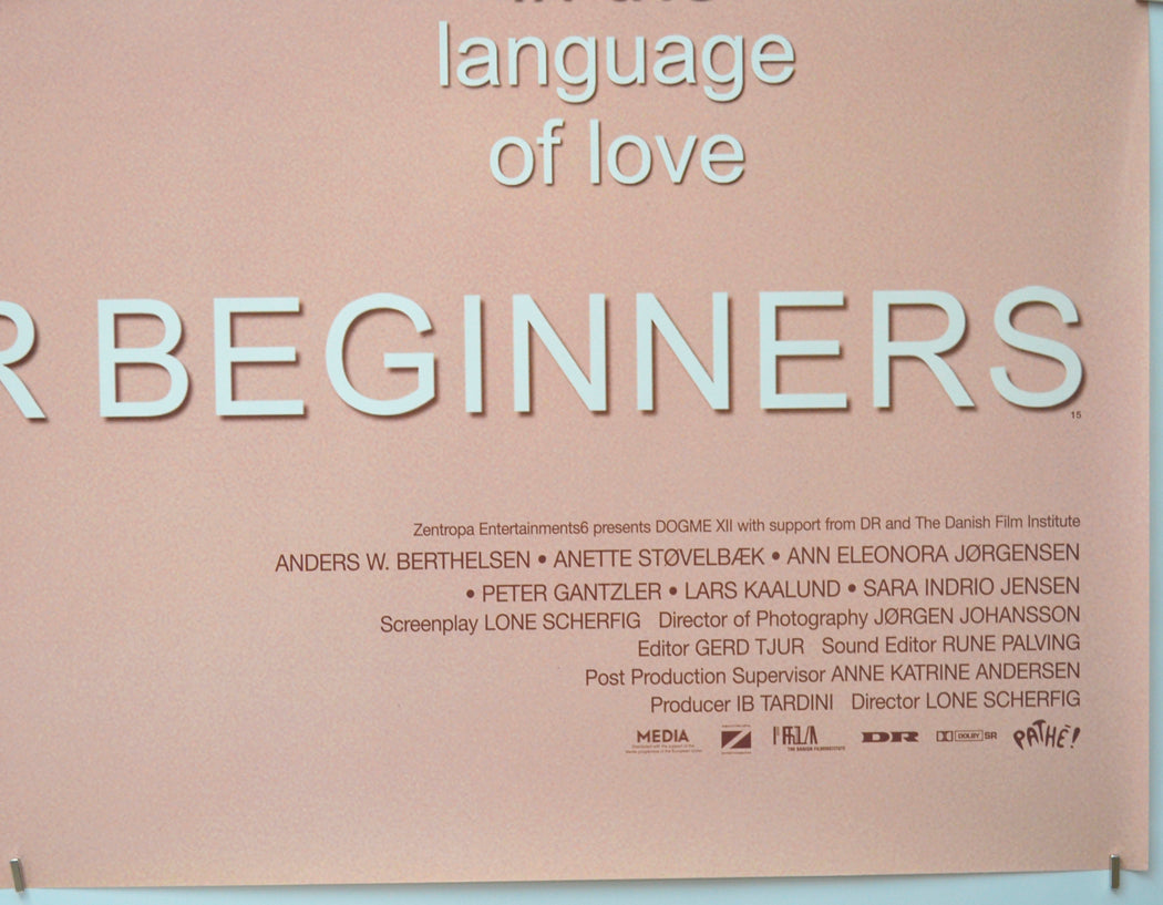 ITALIAN FOR BEGINNERS (Bottom Right) Cinema Quad Movie Poster 