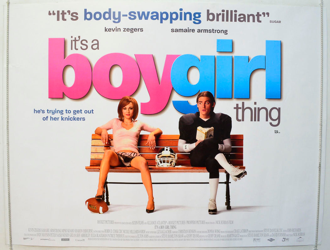 It's A Boy Girl Thing  Original British Quad Poster - Film Poster - Movie Poster