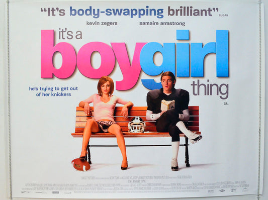 It's A Boy Girl Thing Original British Quad Poster - Film Poster - Movie Poster 