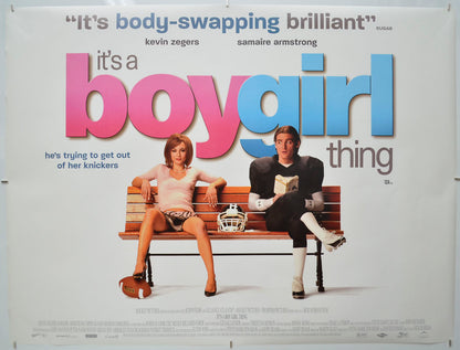 It's A Boy Girl Thing Original Quad Poster - Film Poster - Movie Poster